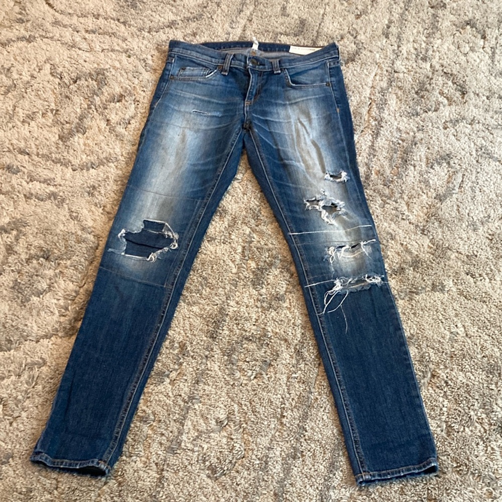 Rag & Bone “the Dre” distressed jeans